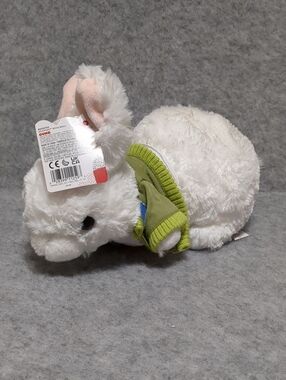 GUND WHISPERS Bunny Rabbit White Plush Pink Ears Stuffed 12” Easter #6050705 NWT